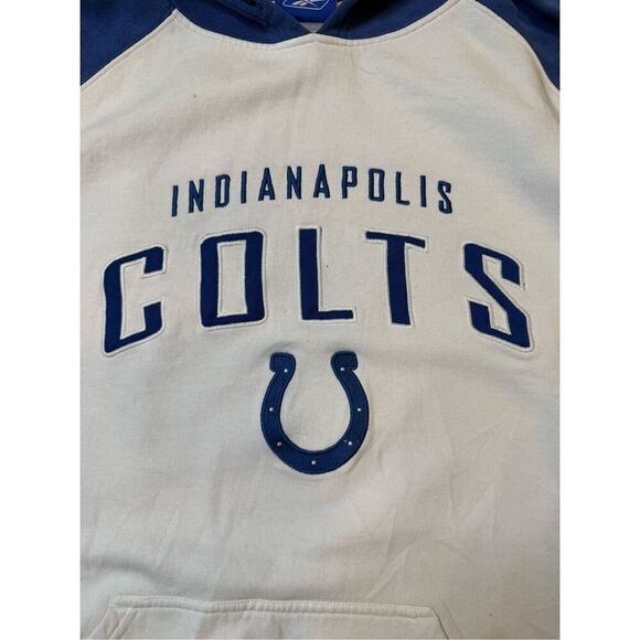 Size XL‎ - Vintage Y2K Indianapolis Colts Reebok NFL Embroidered Sweatshirt - Picture 3 of 8